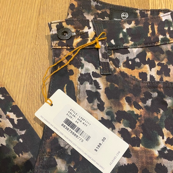 AG The Farrah Skinny Ankle Jeans Untamed Camo - Picture 7 of 9
